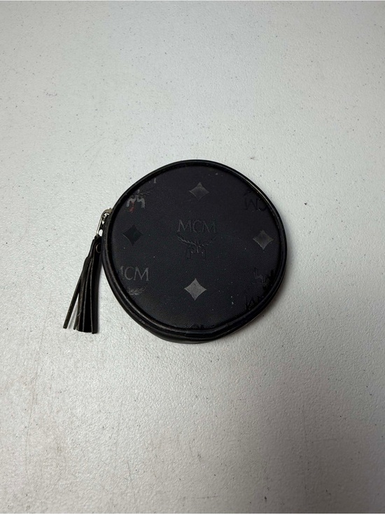 MCM Handbags - MCM Black Circular Coin Pouch with Tassel-